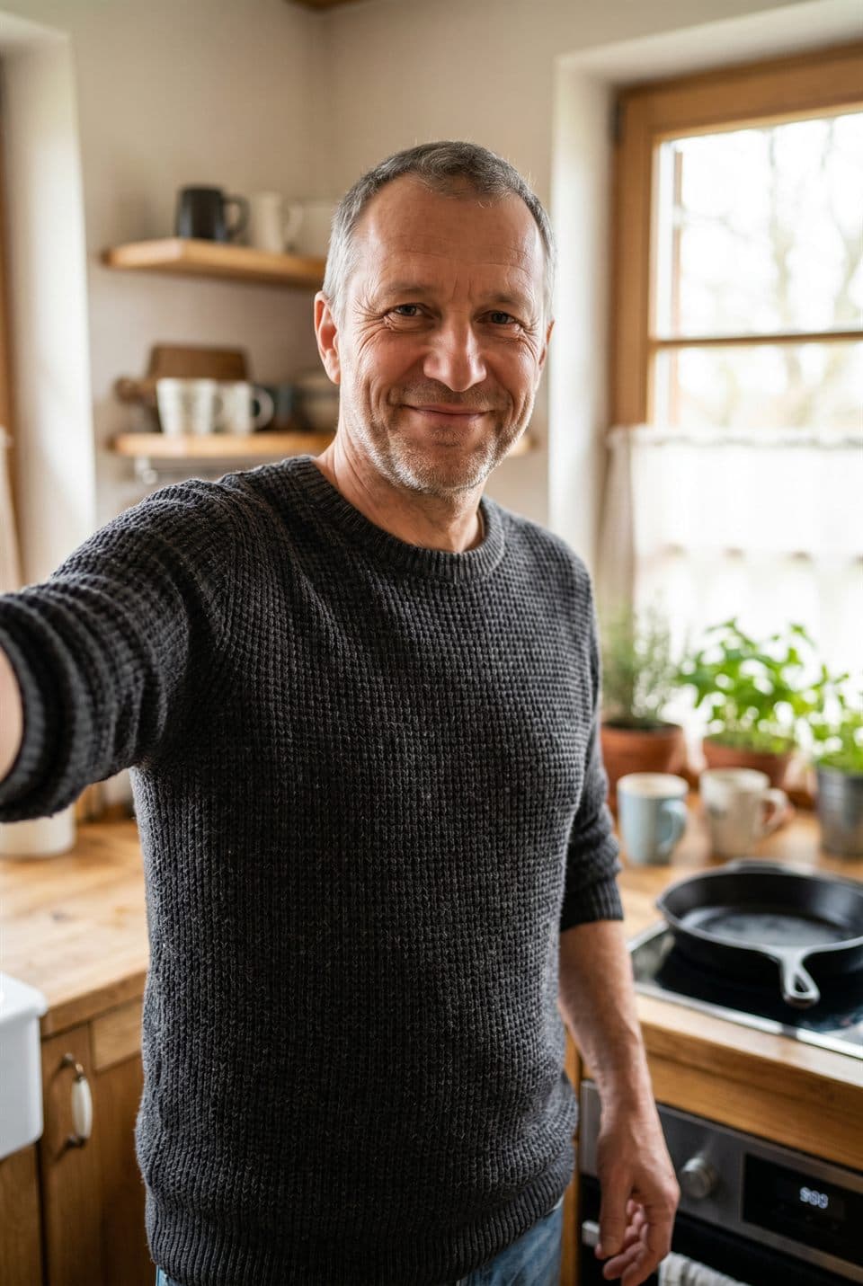 Tomáš v kuchyni jako zákazník lowcarb programu